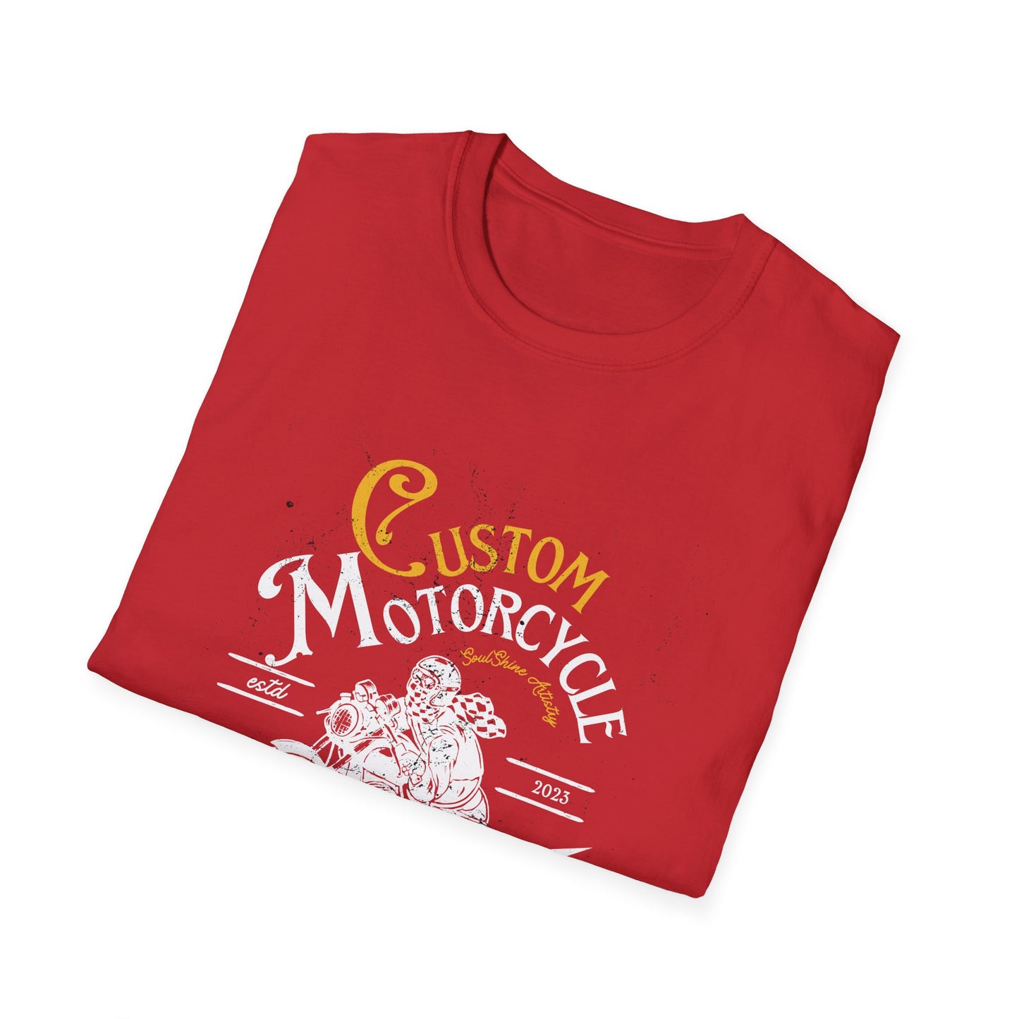 Custom Motorcycle T-Shirt — Vintage Rider Graphic Tee