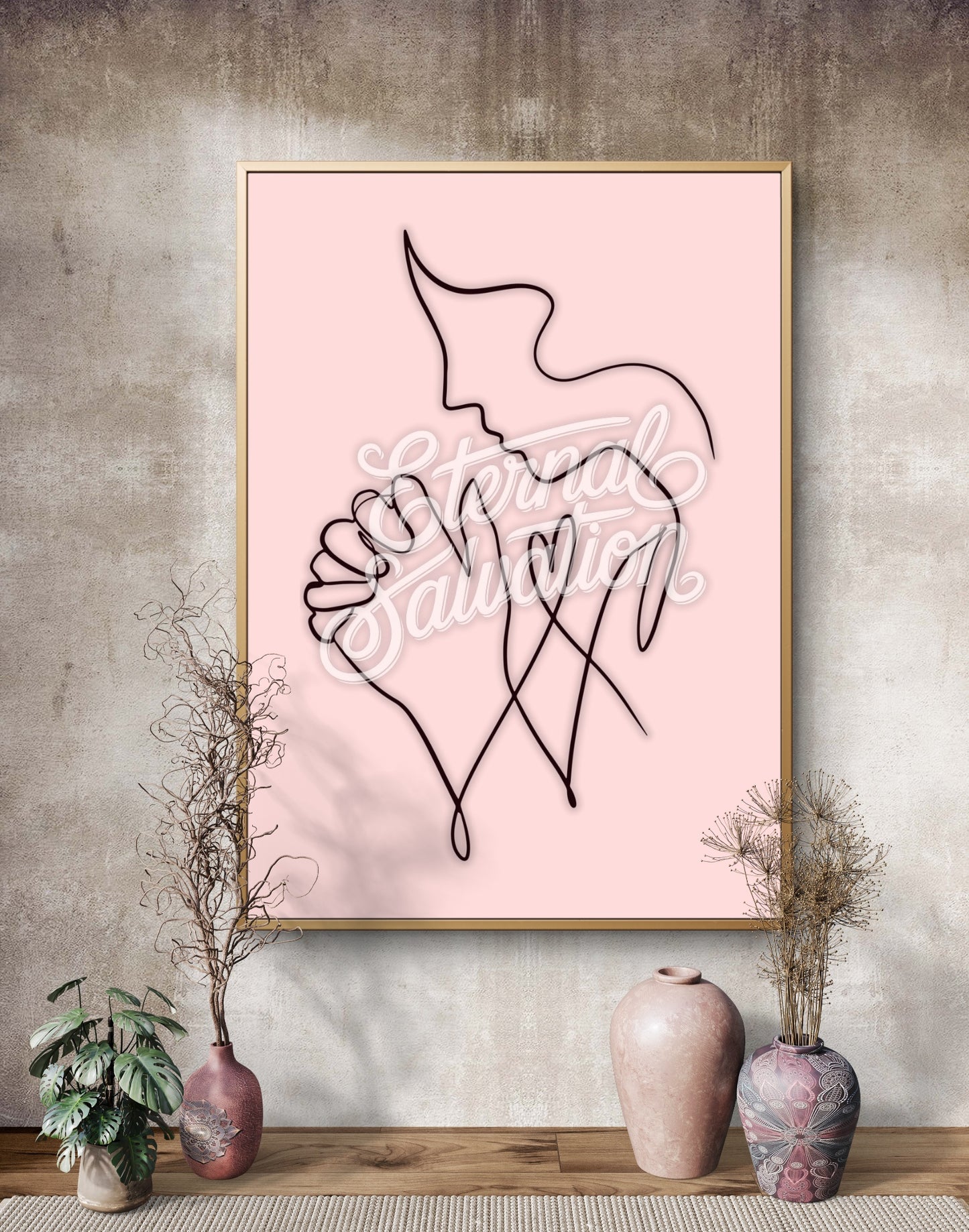 "Eternal Salvation" Art Print: Modern Wall Decor (Digital Download)