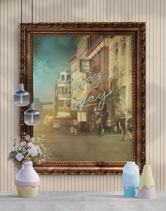 "Enjoy Today" Art Print: Modern Wall Decor (Digital Download)
