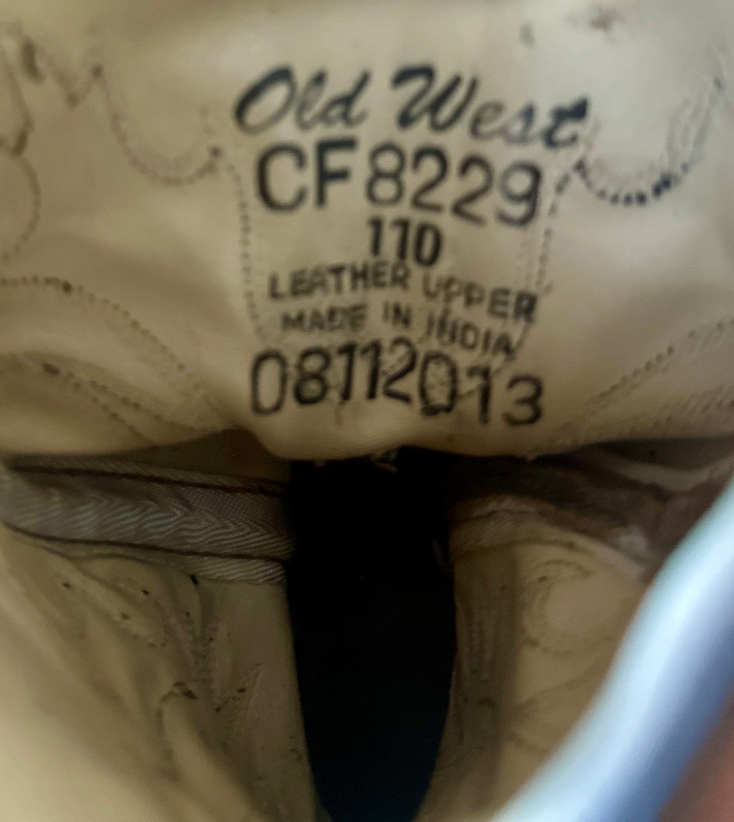 Vintage Old West Kids Leather Cowboy Boots Size 11 – Brown Western Boots