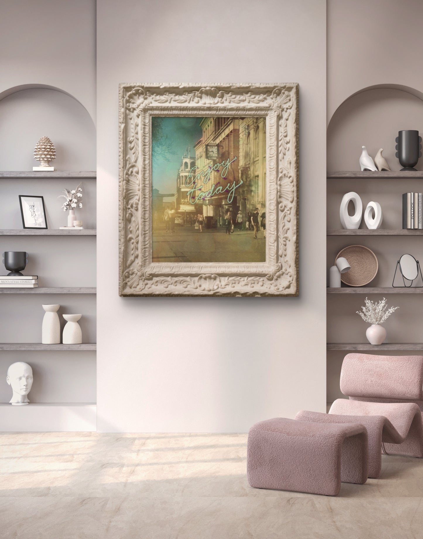 "Enjoy Today" Art Print: Modern Wall Decor (Digital Download)