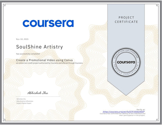 Certification in Creating Promotional Videos 🎥