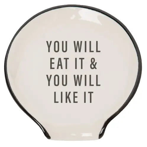 You Will Eat It & You Will Like It Spoon Rest