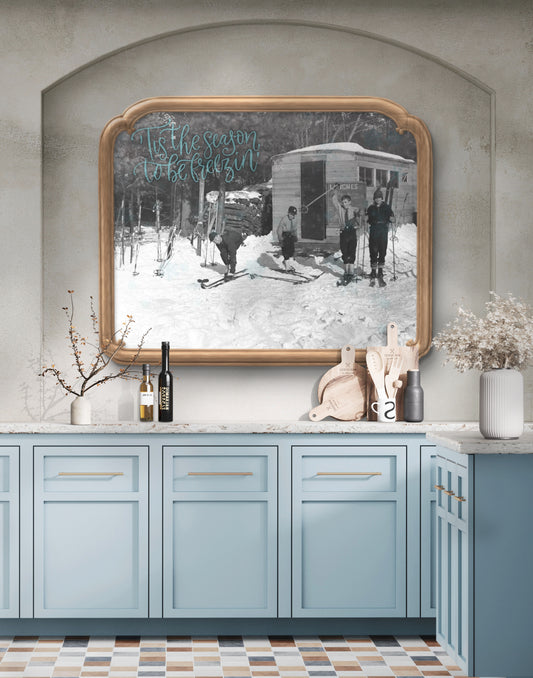 "Tis the Season to be Freezin" Art Print: Modern Wall Decor  (Digital Download)