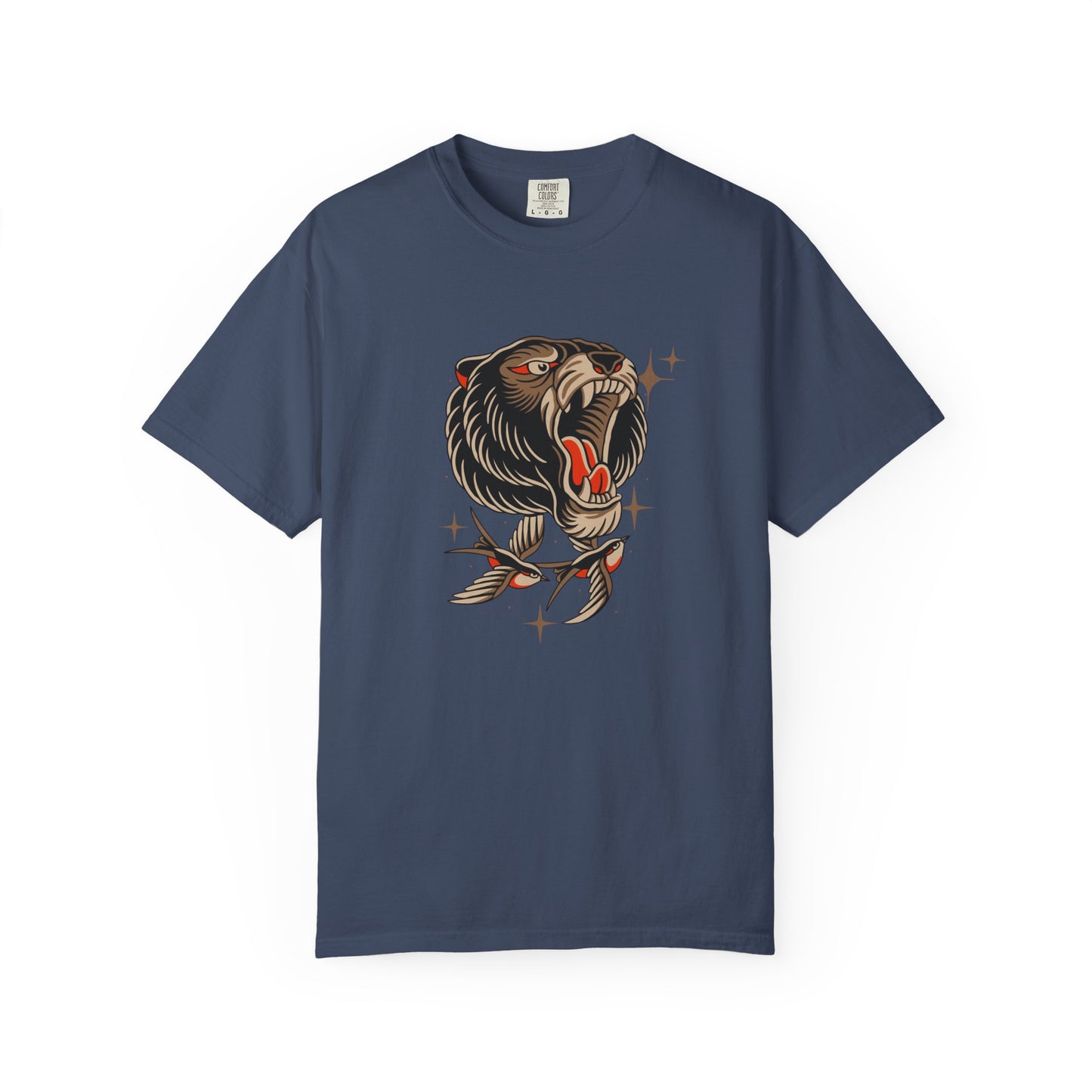 Roaring Bear Tattoo Tee — Unisex Graphic Animal T-Shirt