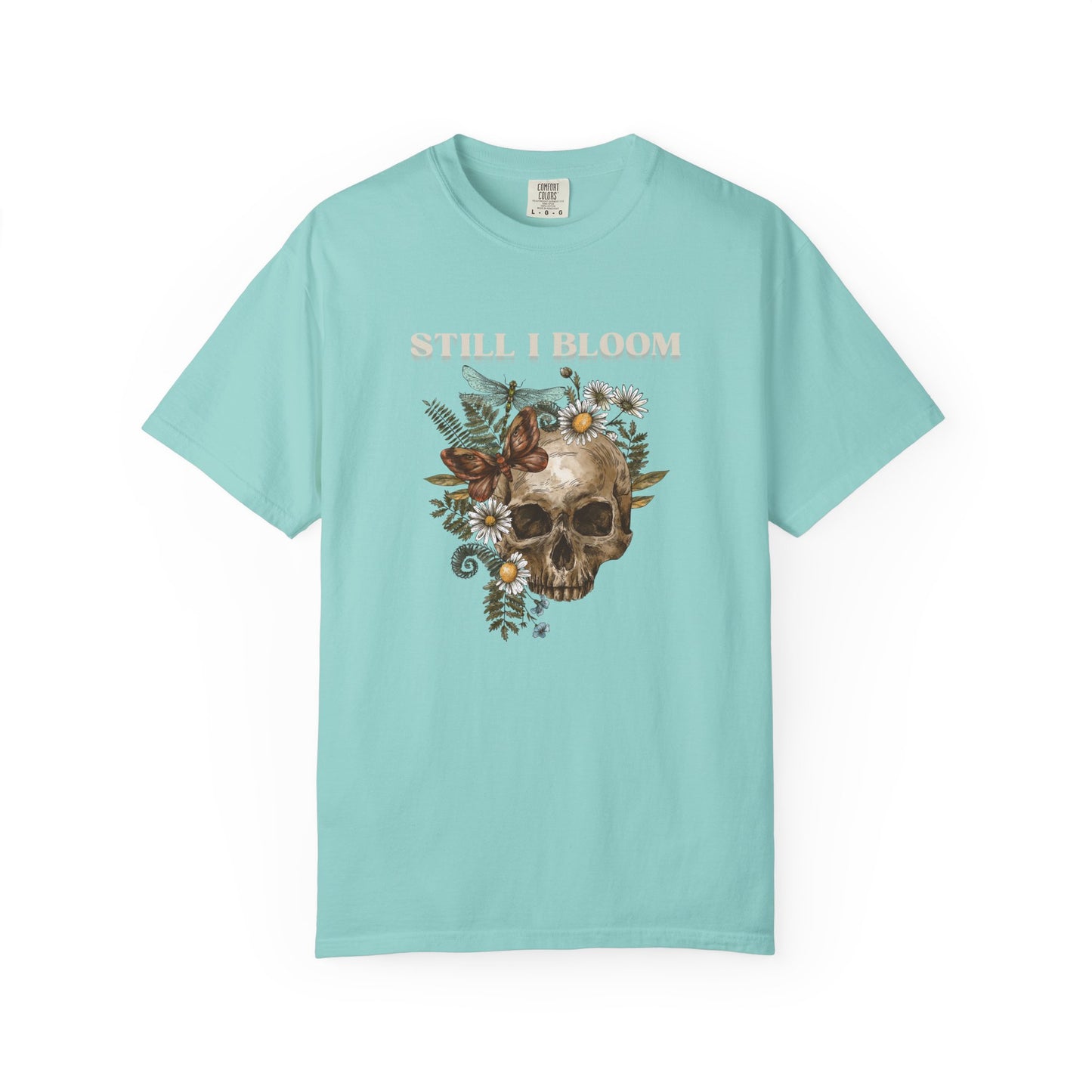 Still I Bloom Skull Floral T-Shirt