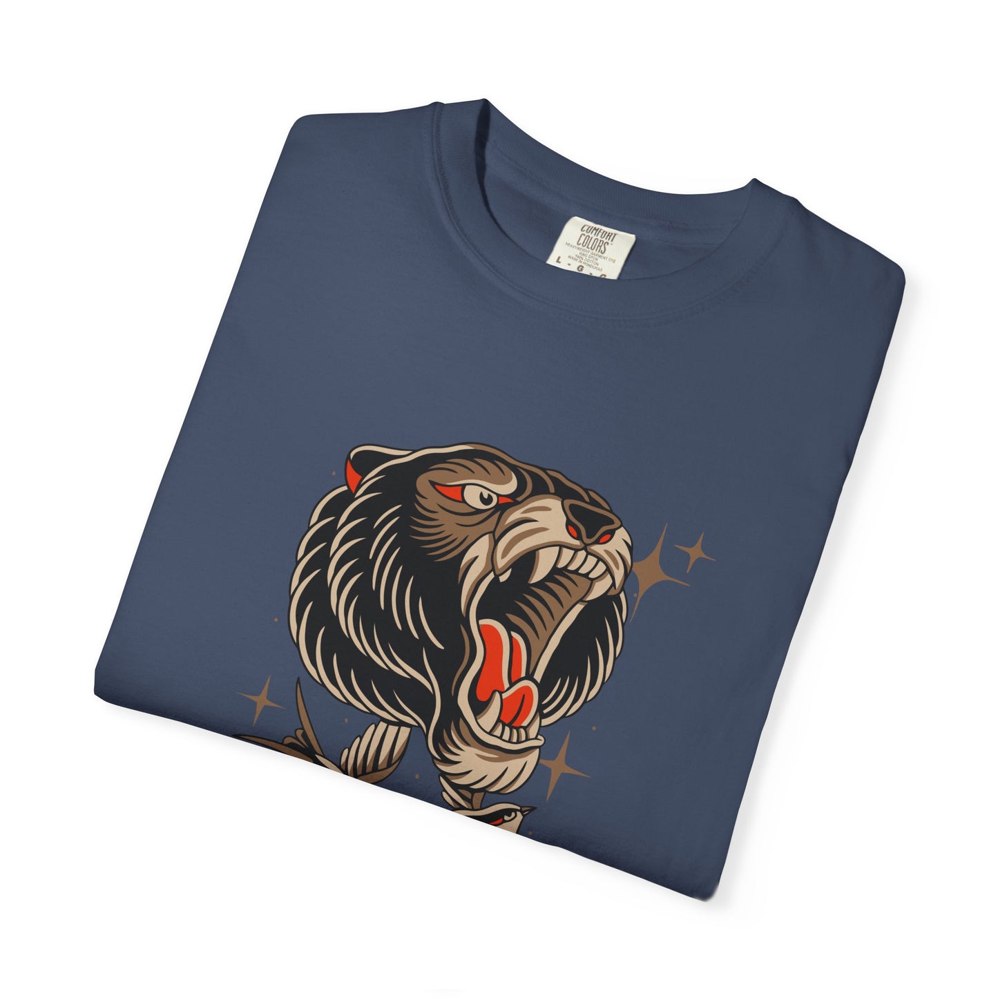Roaring Bear Tattoo Tee — Unisex Graphic Animal T-Shirt