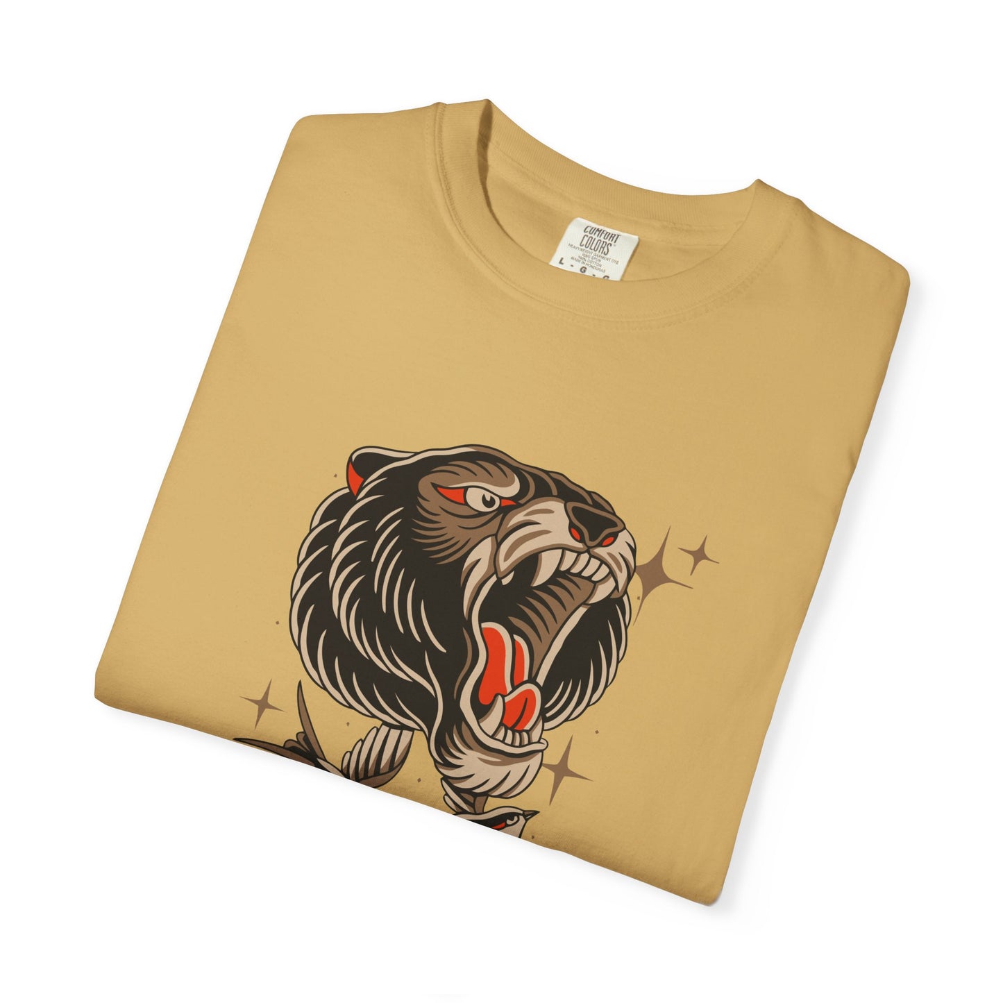 Roaring Bear Tattoo Tee — Unisex Graphic Animal T-Shirt