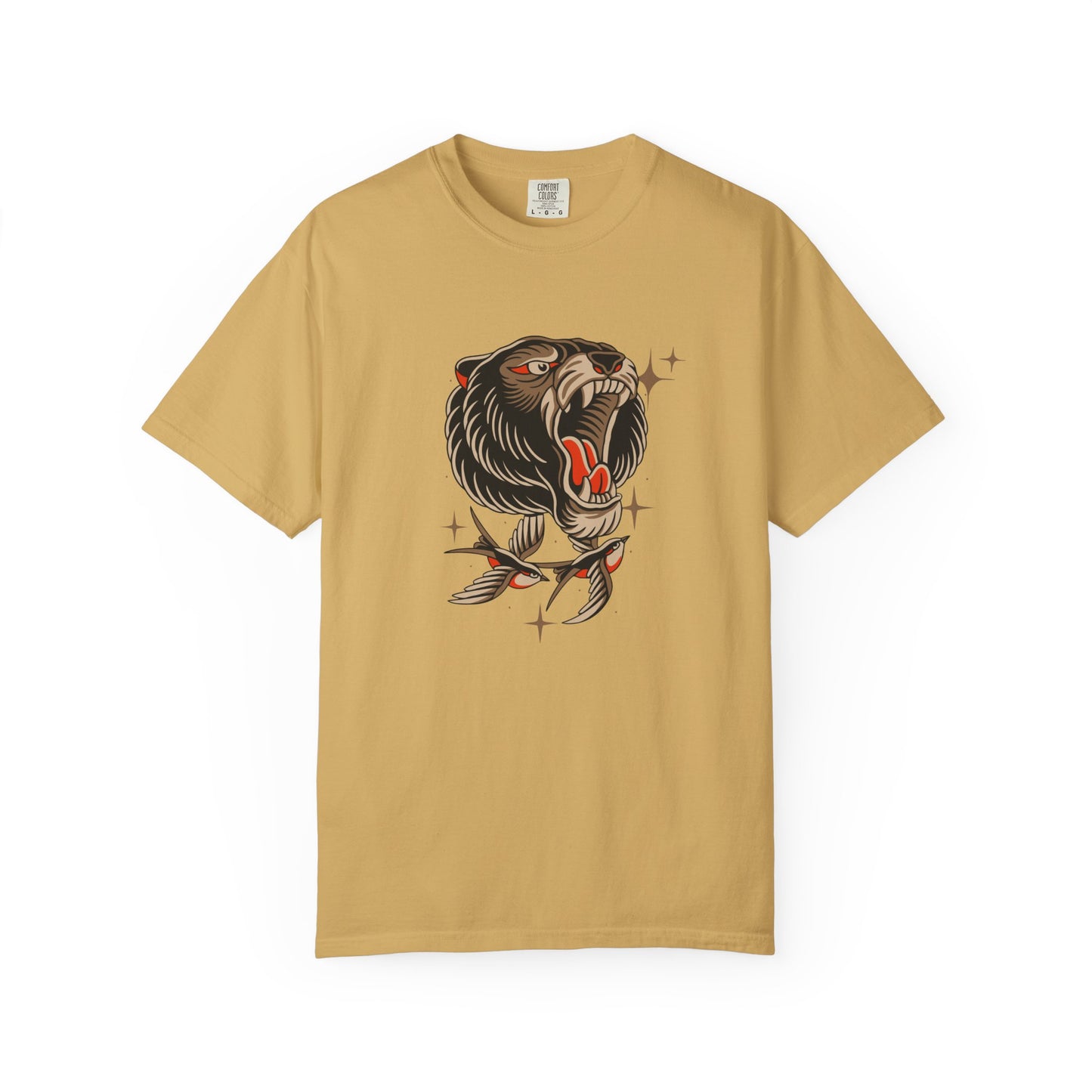 Roaring Bear Tattoo Tee — Unisex Graphic Animal T-Shirt