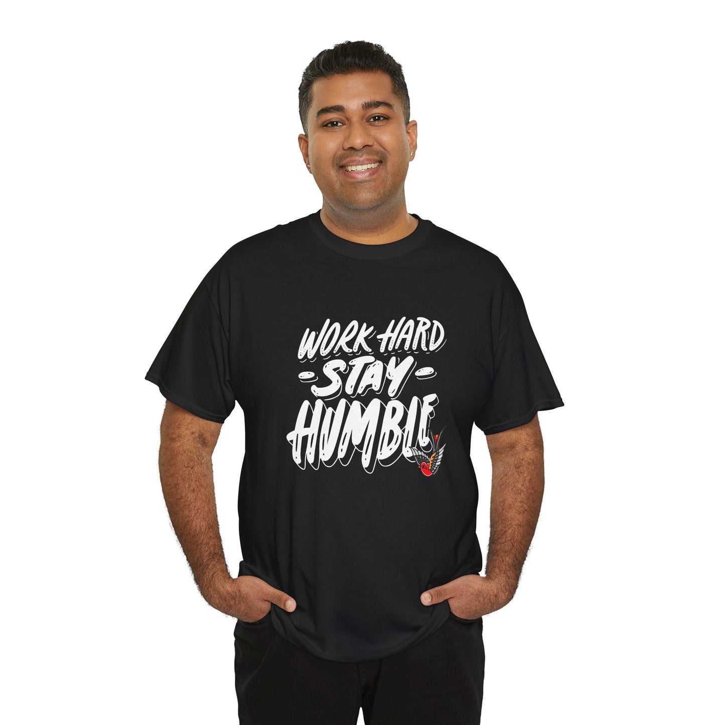 Work Hard Stay Humble Tee — Motivational Graphic T-Shirt