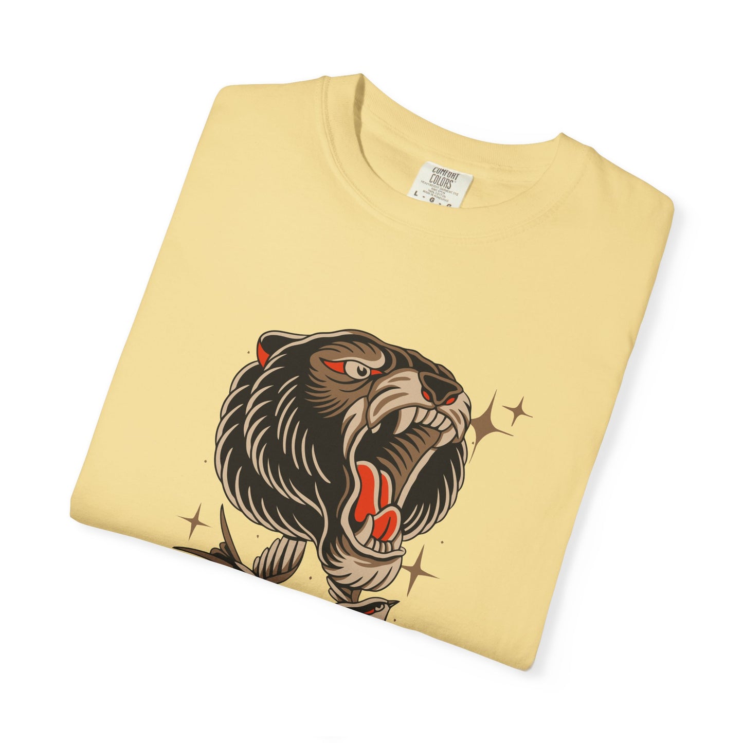 Roaring Bear Tattoo Tee — Unisex Graphic Animal T-Shirt