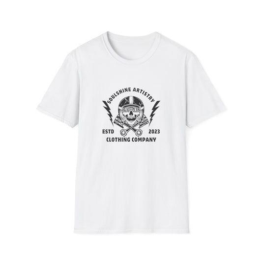 Skull & Lightning Logo T-Shirt — Soulshine Artistry Clothing Co. (ESTD 2023)