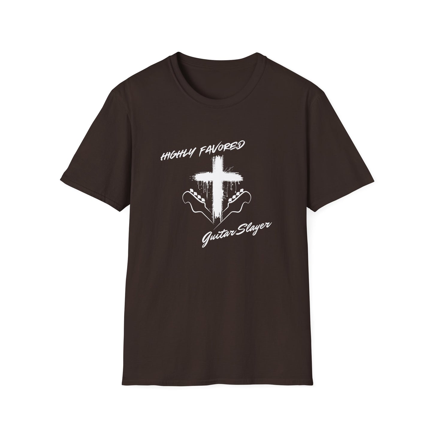 Guitar Slayer T‑Shirt — Rough Cross & Guitars Christian Rock Tee