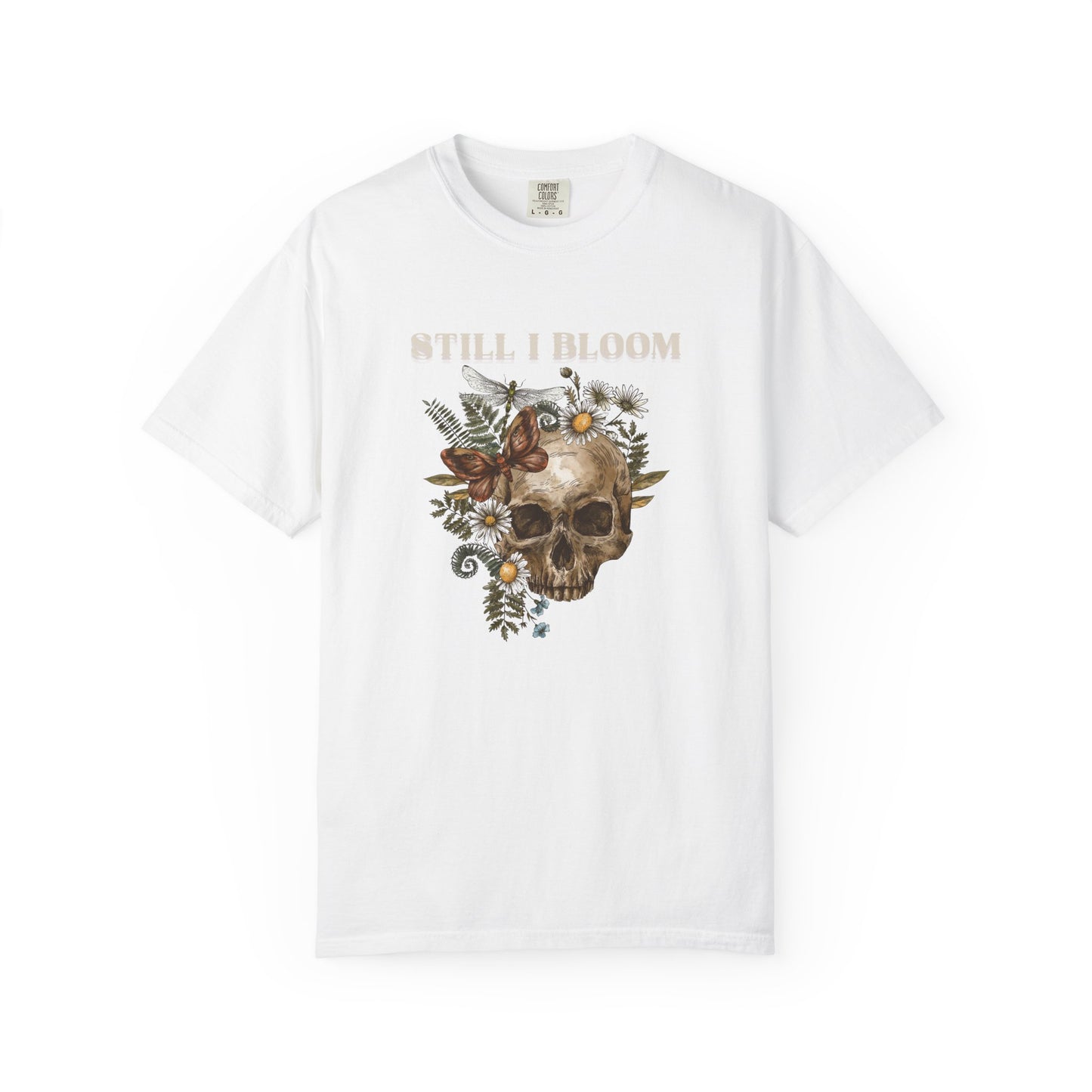 Still I Bloom Skull Floral T-Shirt