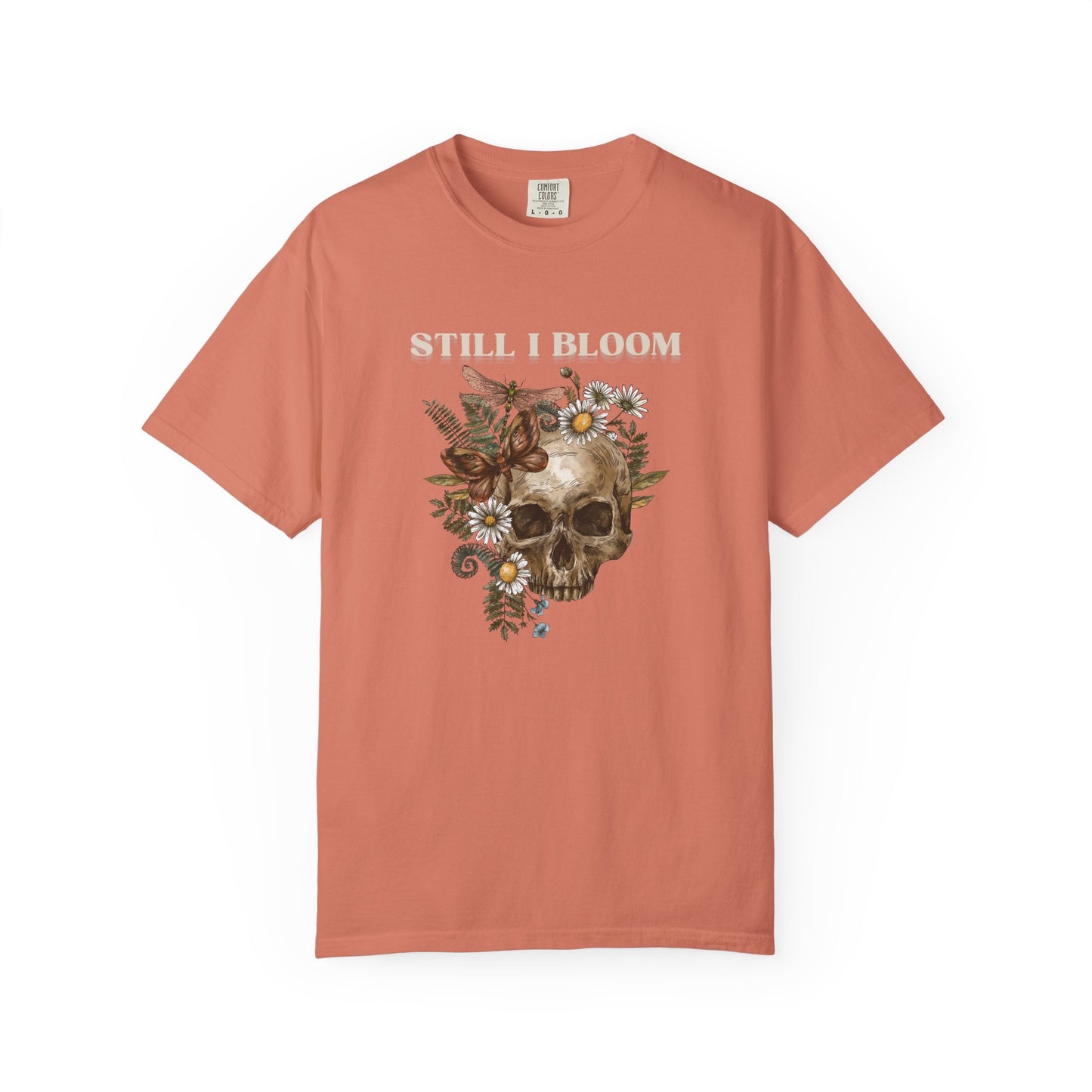 Still I Bloom Skull Floral T-Shirt
