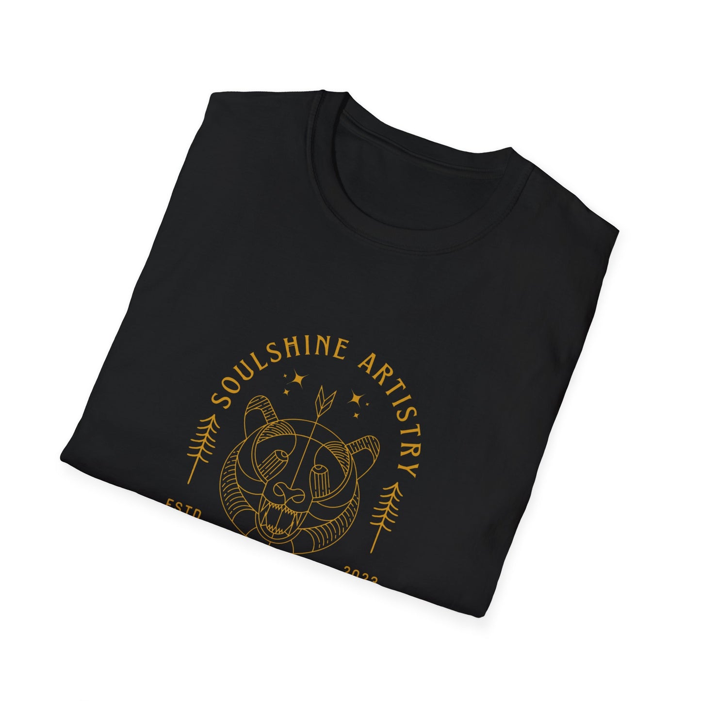 Outdoors SoulShine Artistry Graphic Tee — Vintage Nature Skull Design