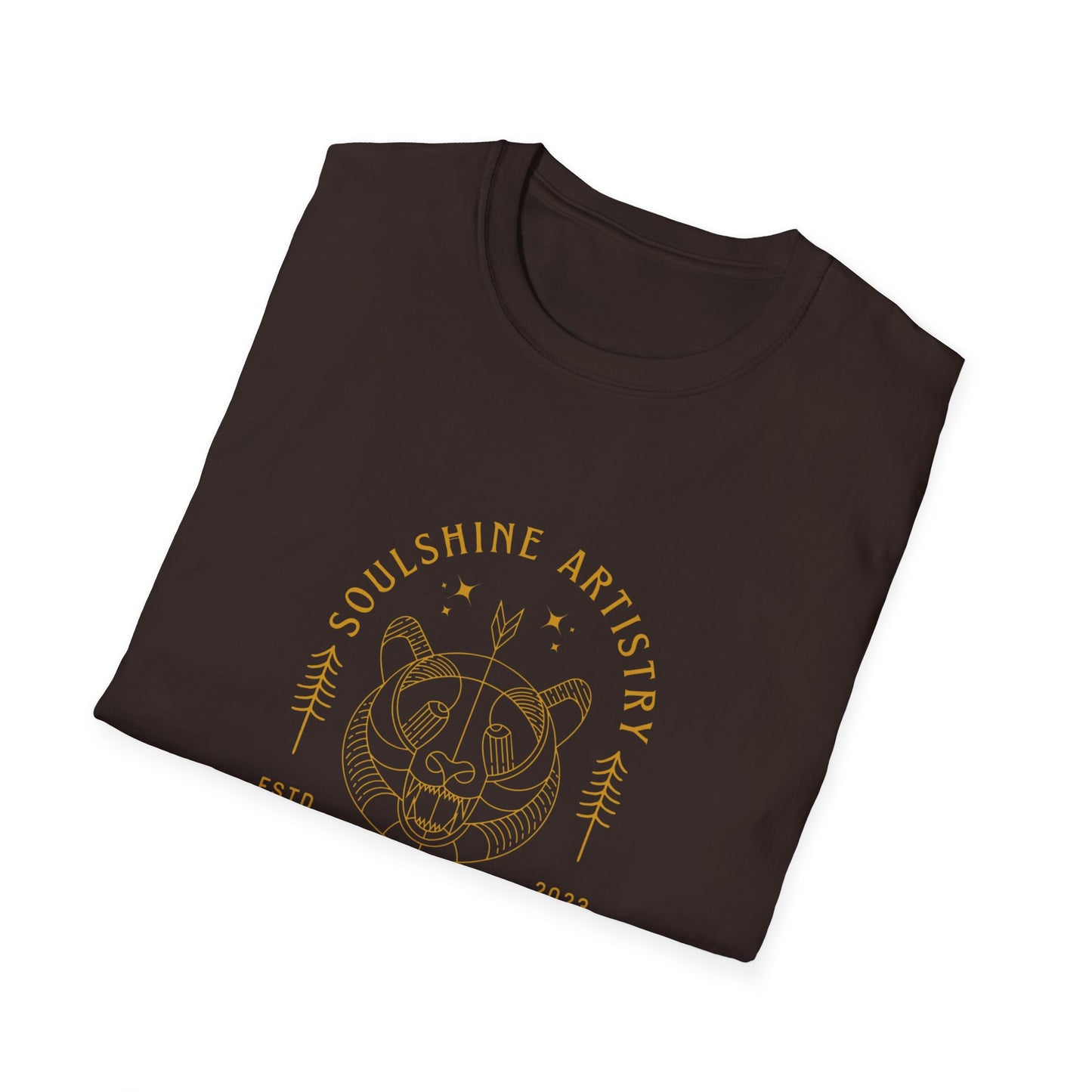Outdoors SoulShine Artistry Graphic Tee — Vintage Nature Skull Design