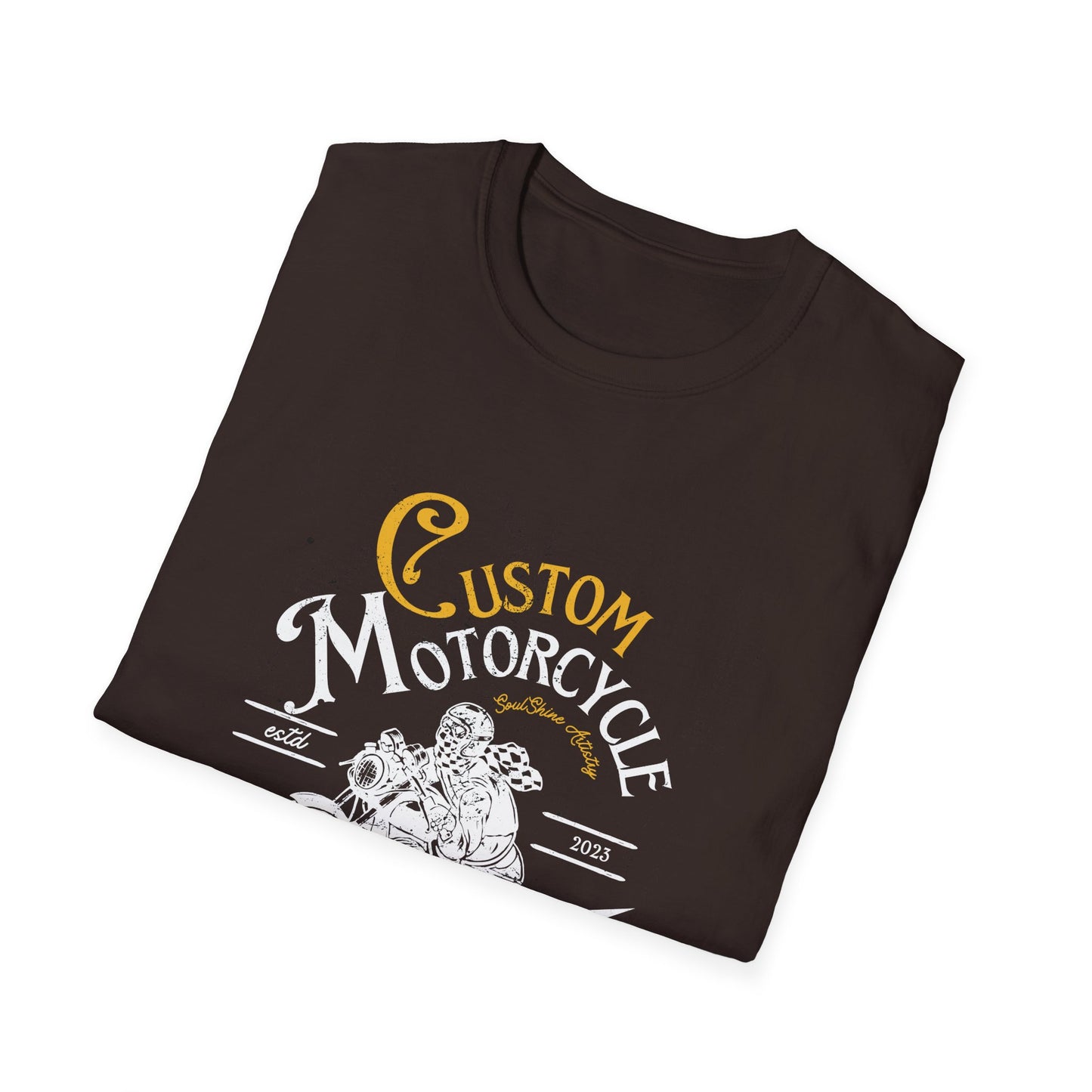 Custom Motorcycle T-Shirt — Vintage Rider Graphic Tee