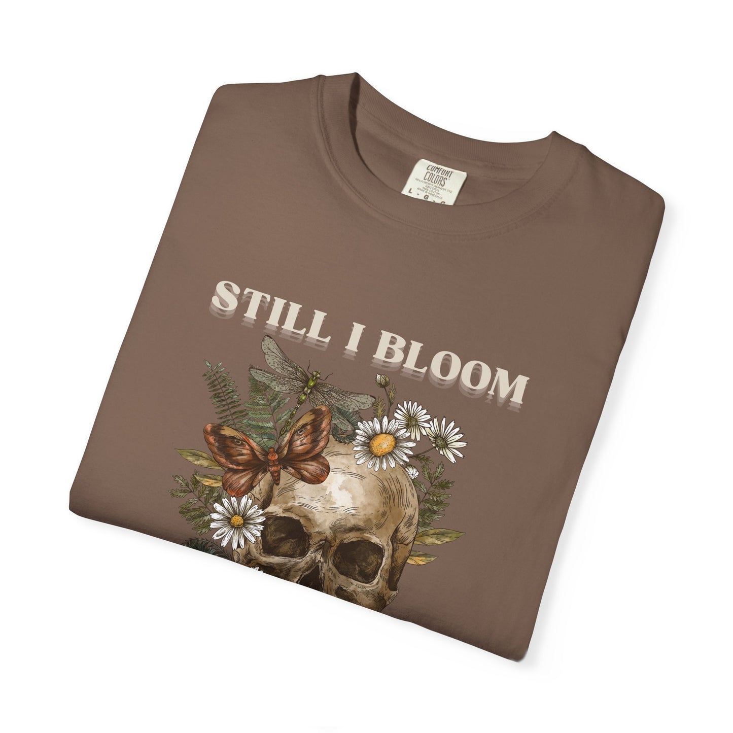 Still I Bloom Skull Floral T-Shirt