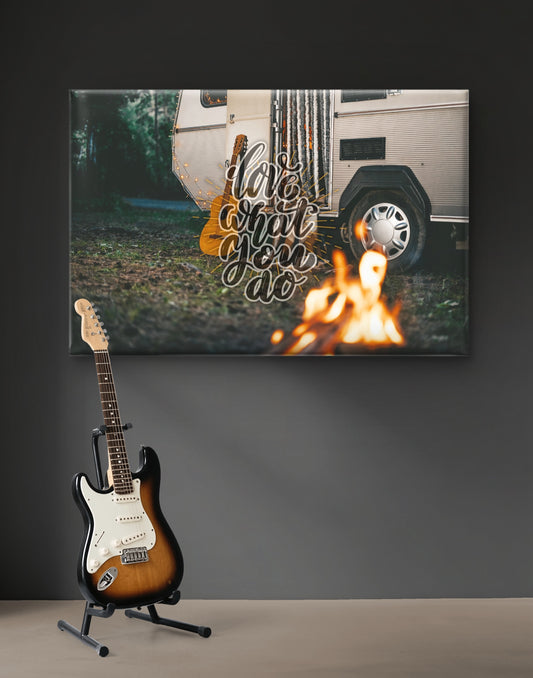 "Love What You Do" Art Print: Modern Wall Decor  (Digital Download)