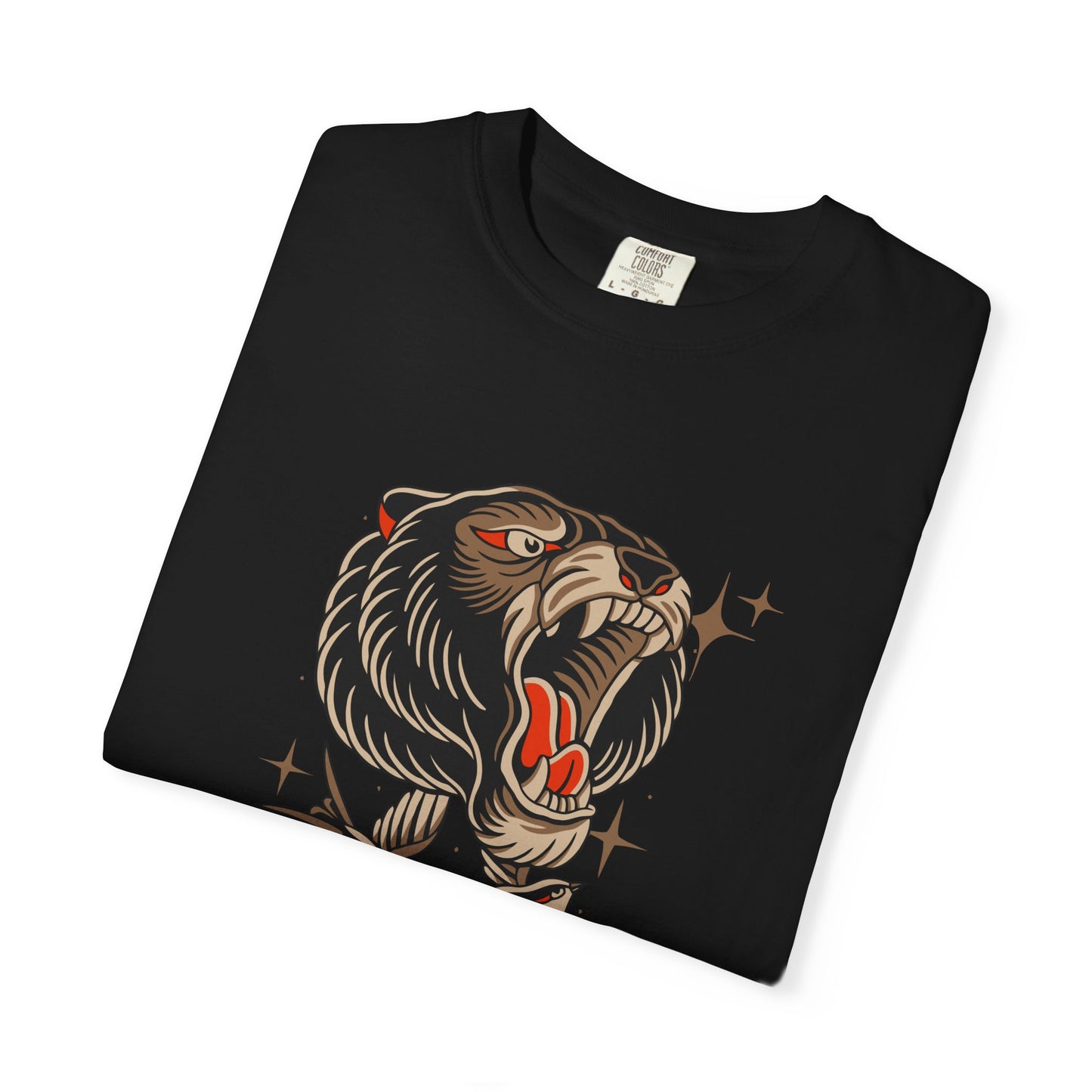 Roaring Bear Tattoo Tee — Unisex Graphic Animal T-Shirt
