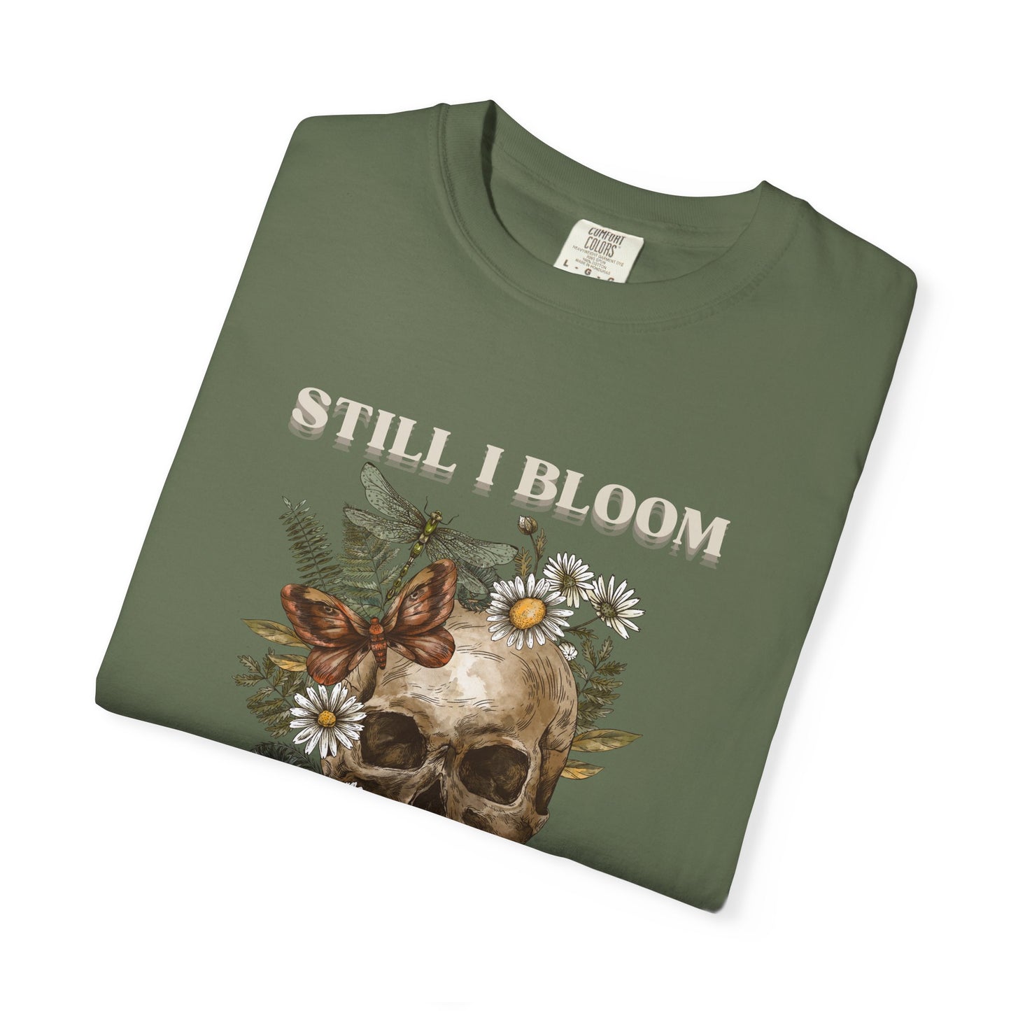 Still I Bloom Skull Floral T-Shirt