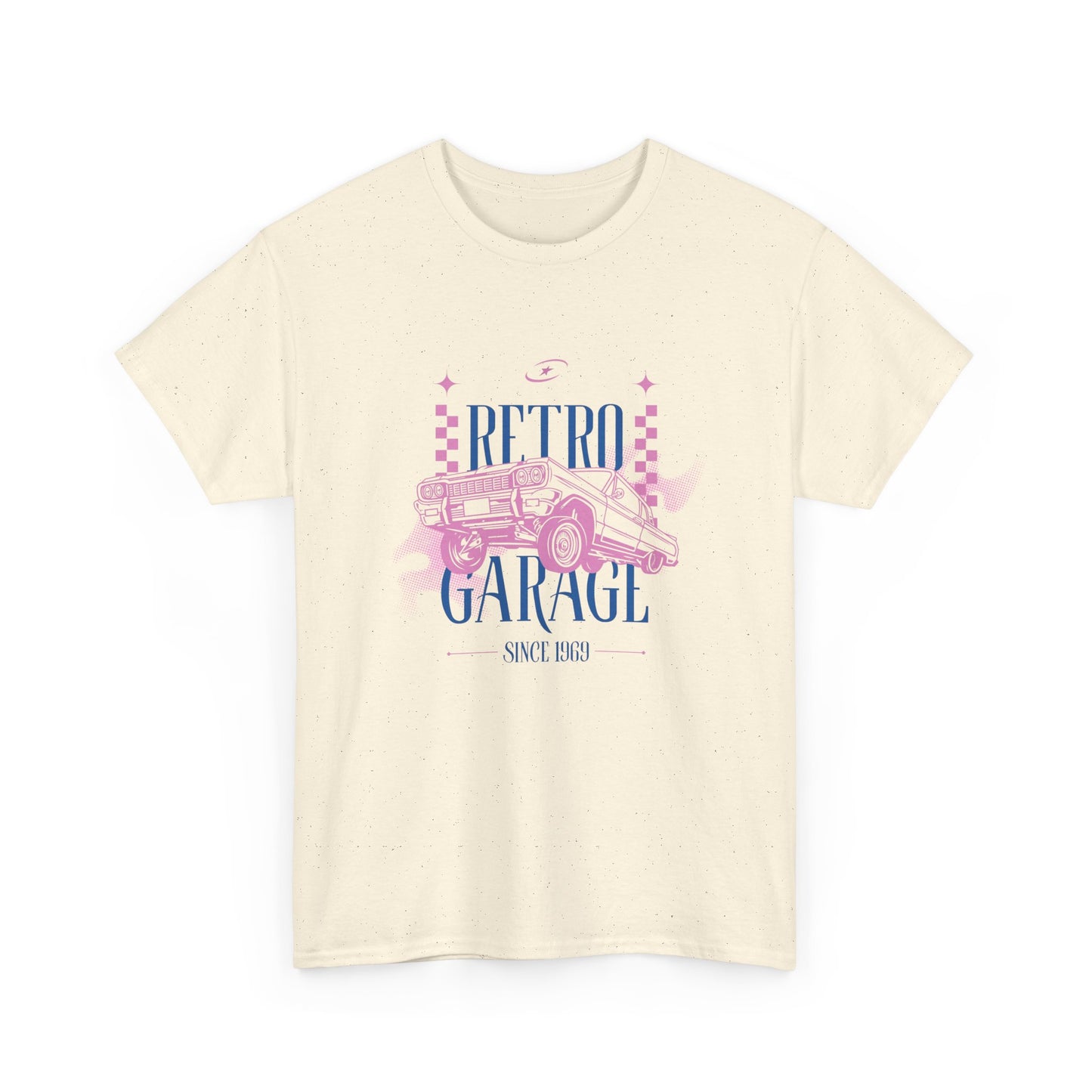 Retro Garage Tee – Vintage Car Mechanic Shirt ("Retro Garage")