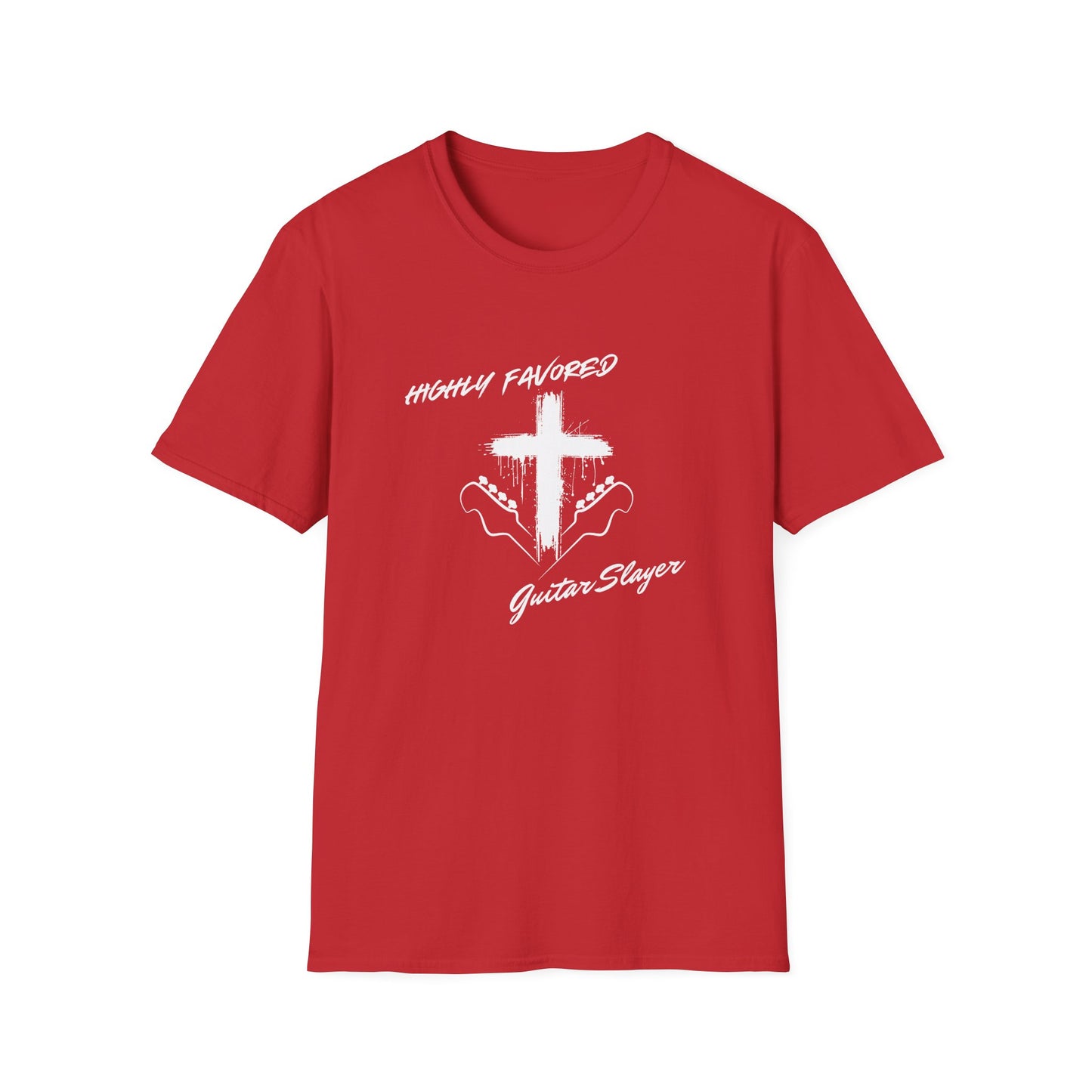 Guitar Slayer T‑Shirt — Rough Cross & Guitars Christian Rock Tee