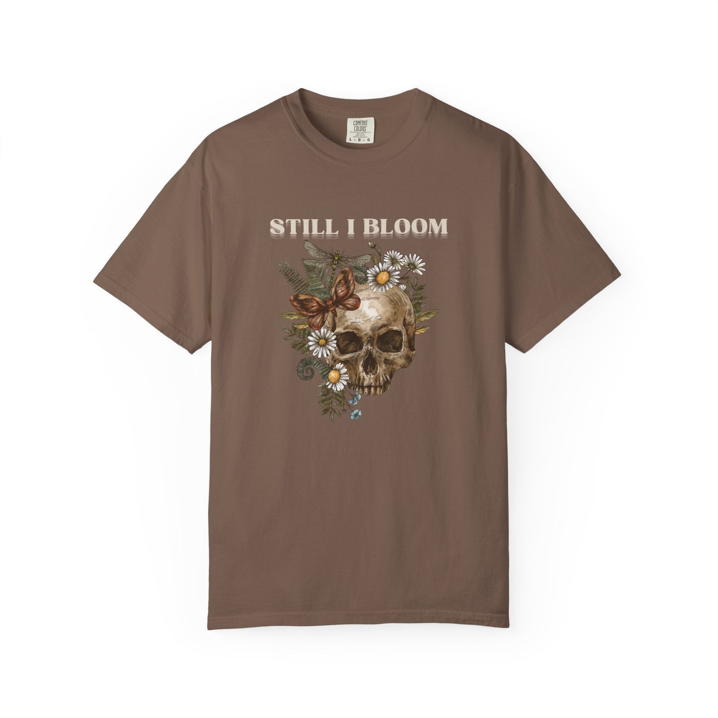 Still I Bloom Skull Floral T-Shirt