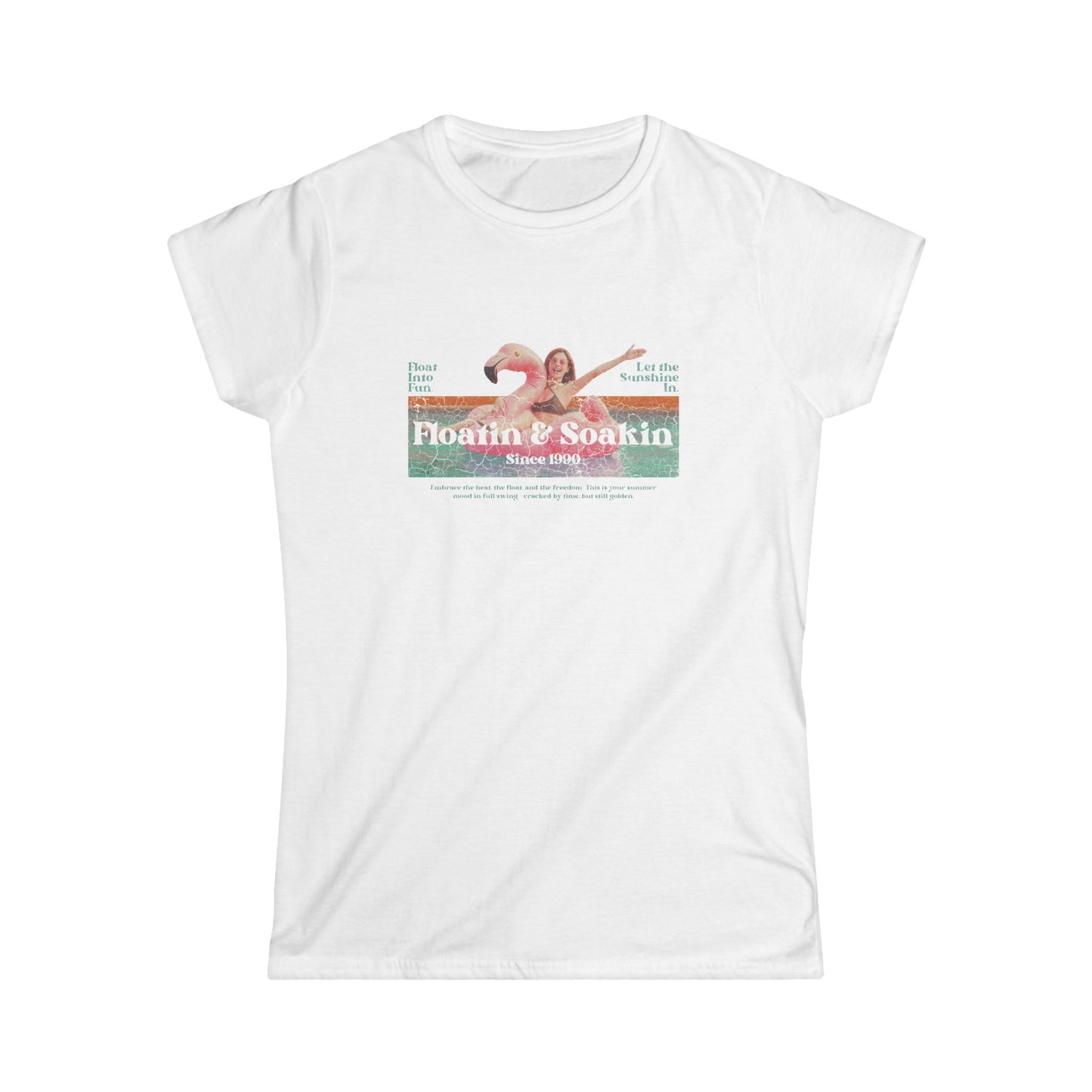 Floating & Soakin' Retro Pool Vibes Tee