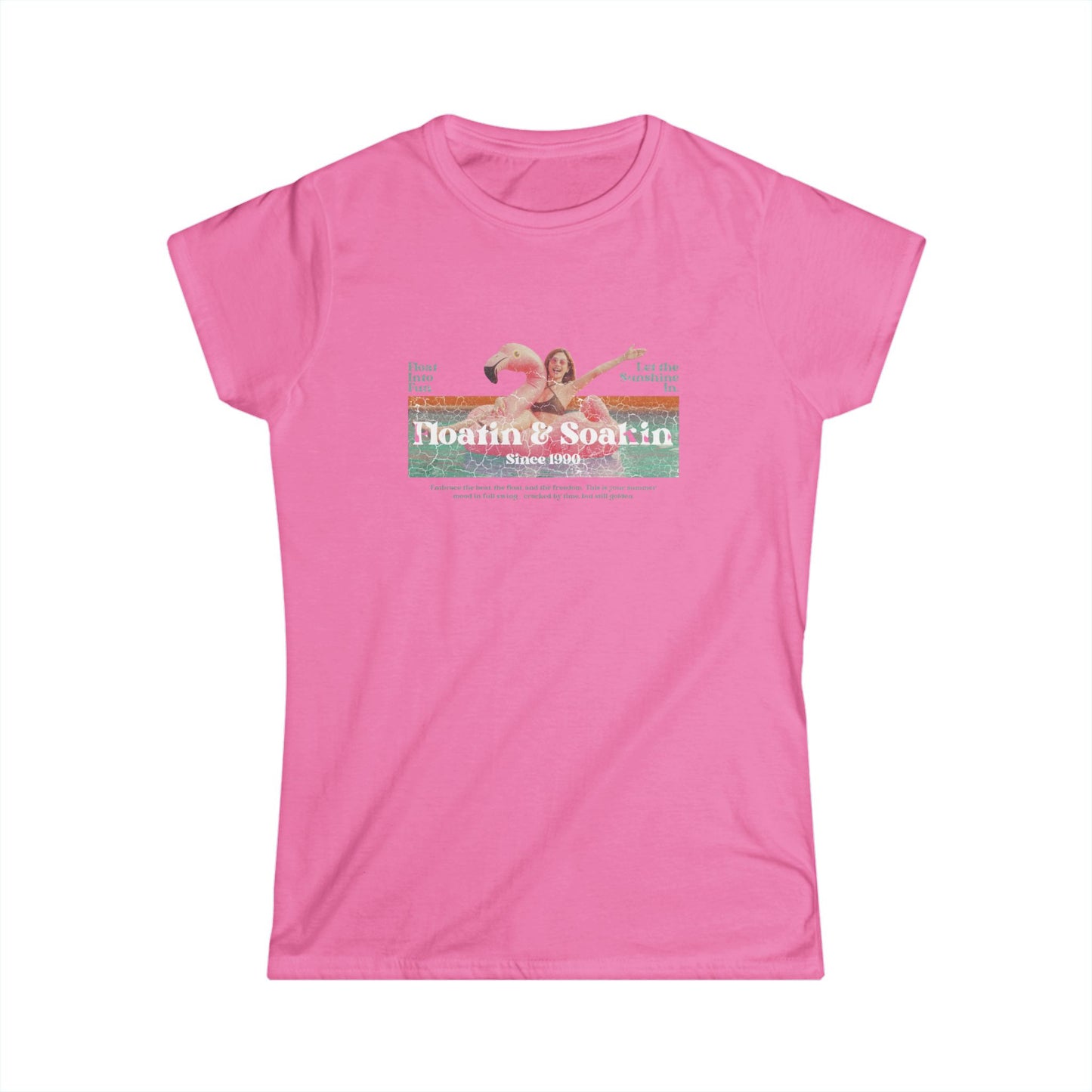 Floating & Soakin' Retro Pool Vibes Tee