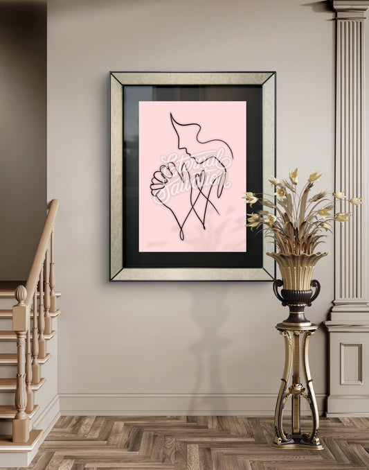 "Eternal Salvation" Art Print: Modern Wall Decor  (Digital Download)