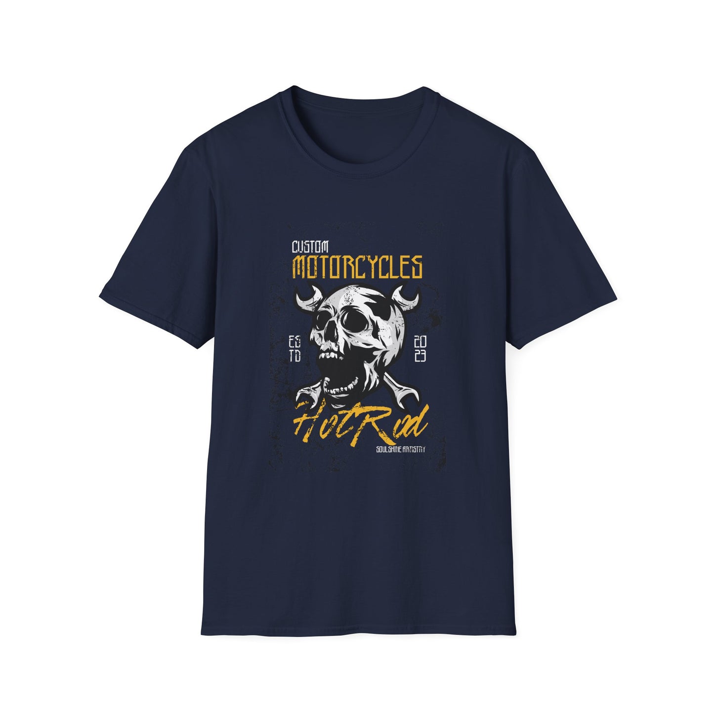 Motorcycles Skull T-Shirt - Ride Fast Biker Tee
