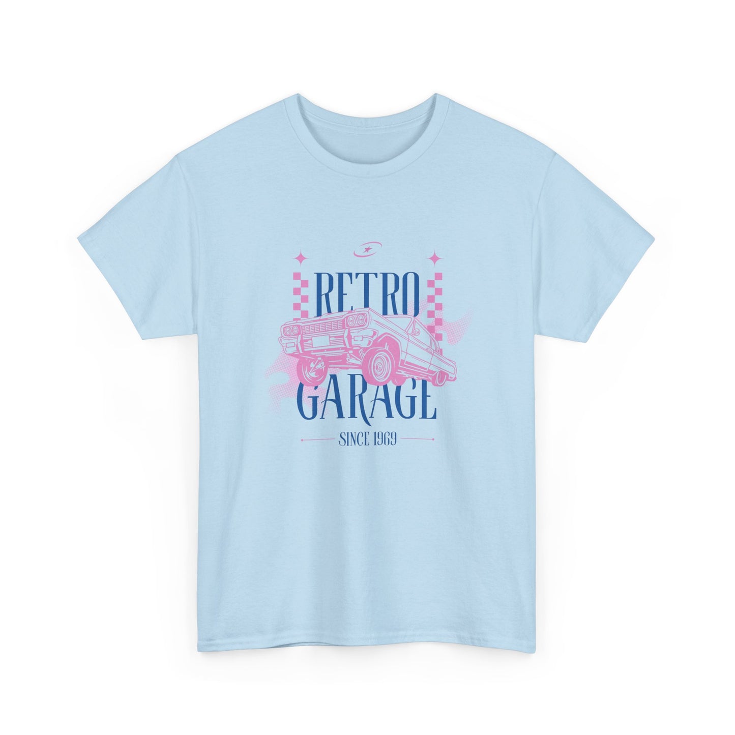 Retro Garage Tee – Vintage Car Mechanic Shirt ("Retro Garage")