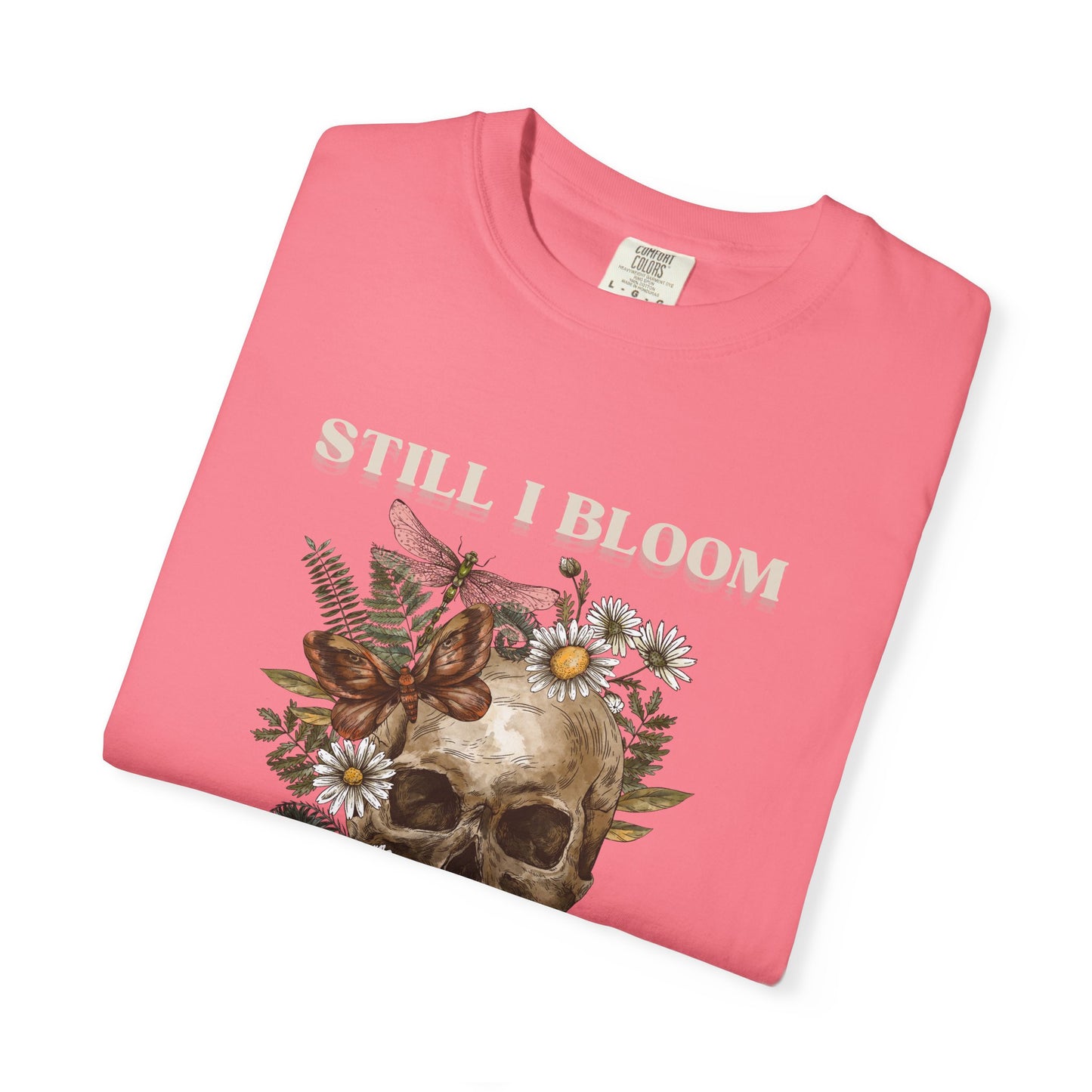 Still I Bloom Skull Floral T-Shirt