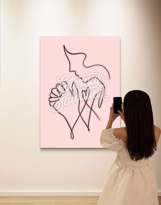 "Eternal Salvation" Art Print: Modern Wall Decor  (Digital Download)