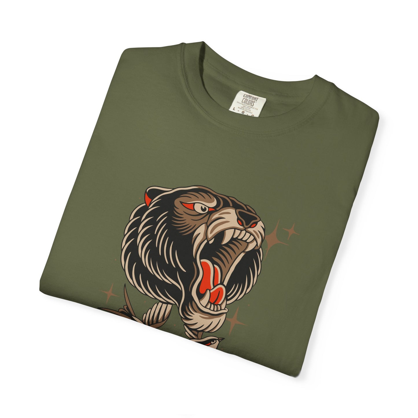 Roaring Bear Tattoo Tee — Unisex Graphic Animal T-Shirt