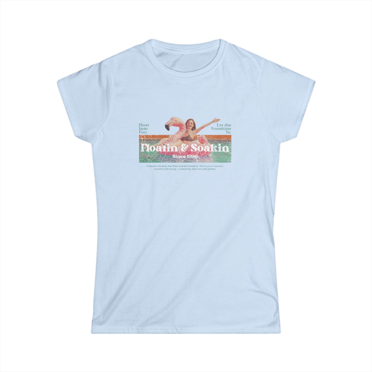 Floating & Soakin' Retro Pool Vibes Tee
