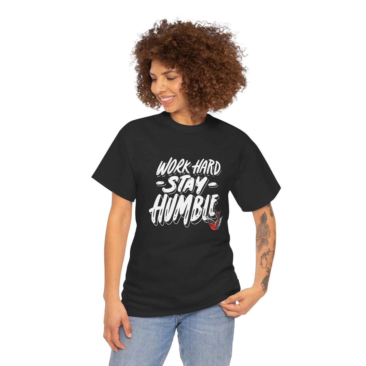 Work Hard Stay Humble Tee — Motivational Graphic T-Shirt