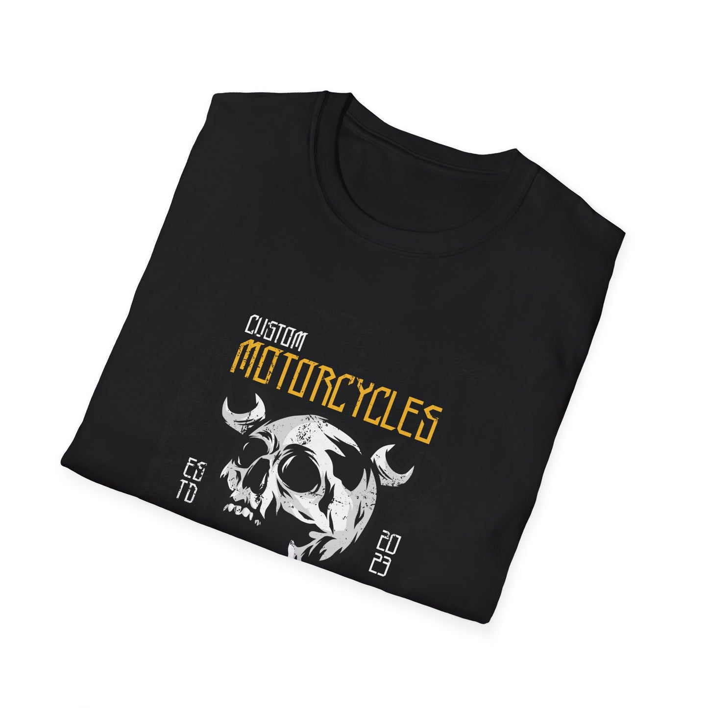 Motorcycles Skull T-Shirt - Ride Fast Biker Tee