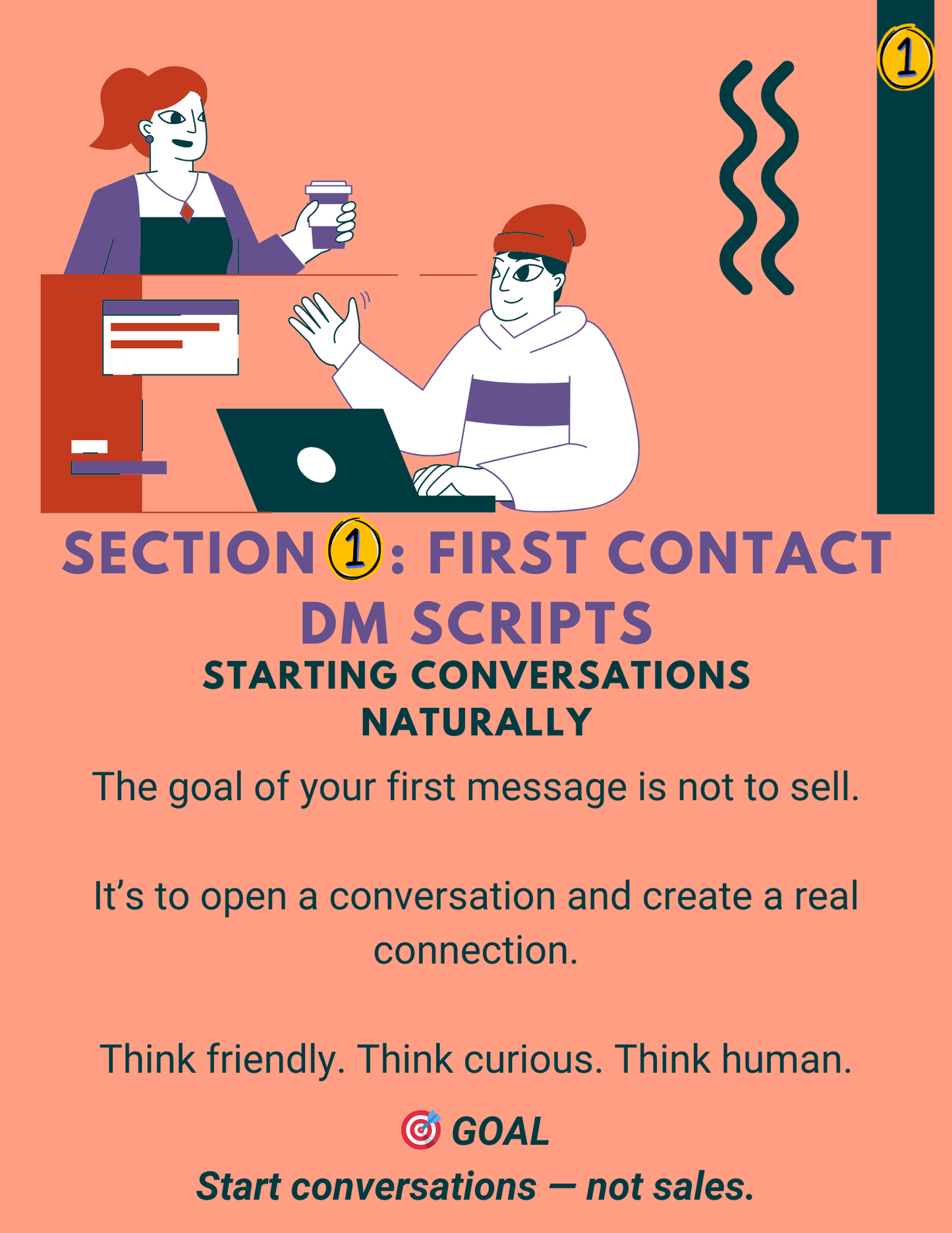 "Plug-and-Play DM + Follow-Up Script Vault" E-Book