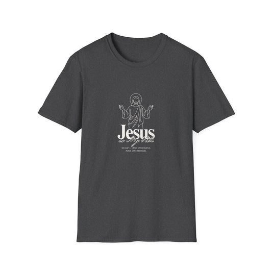 Jesus Line Art T-Shirt — Minimal Christian Faith Tee