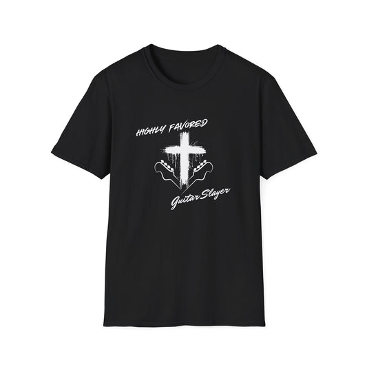 Guitar Slayer T‑Shirt — Rough Cross & Guitars Christian Rock Tee