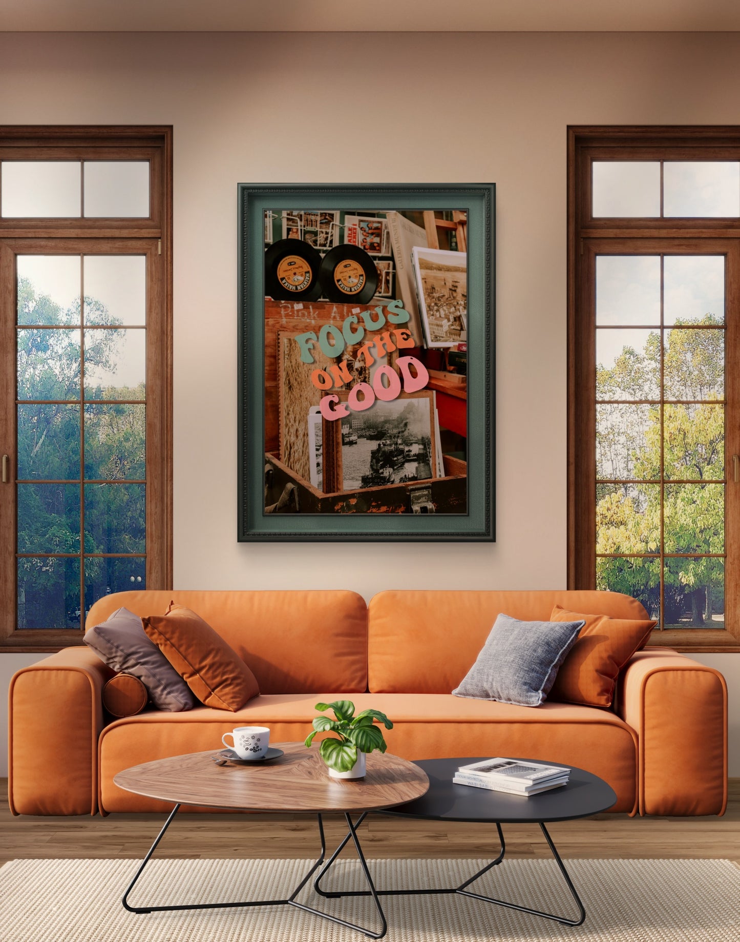 "Focus On The Good" Art Print: Modern Wall Decor  (Digital Download)