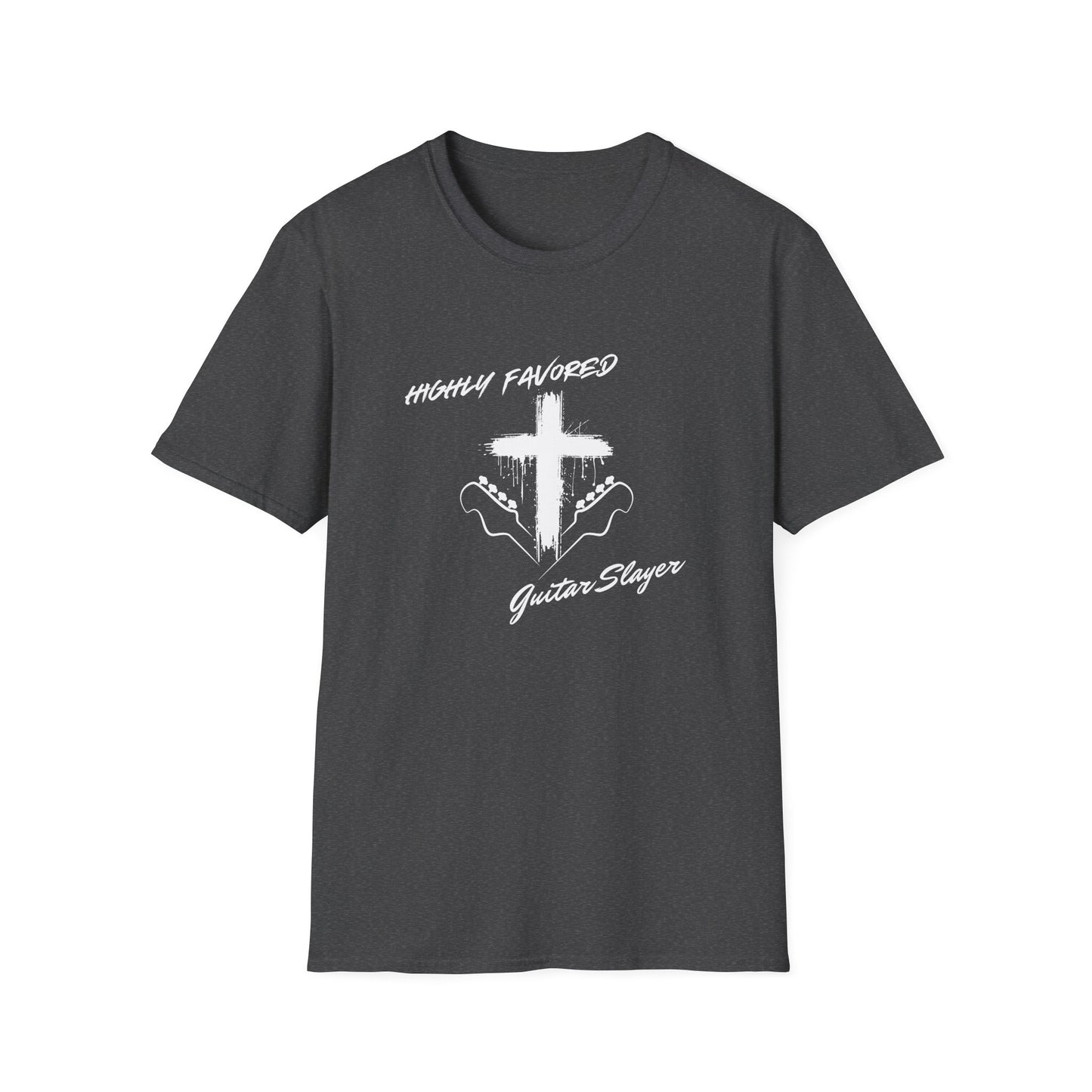 Guitar Slayer T‑Shirt — Rough Cross & Guitars Christian Rock Tee