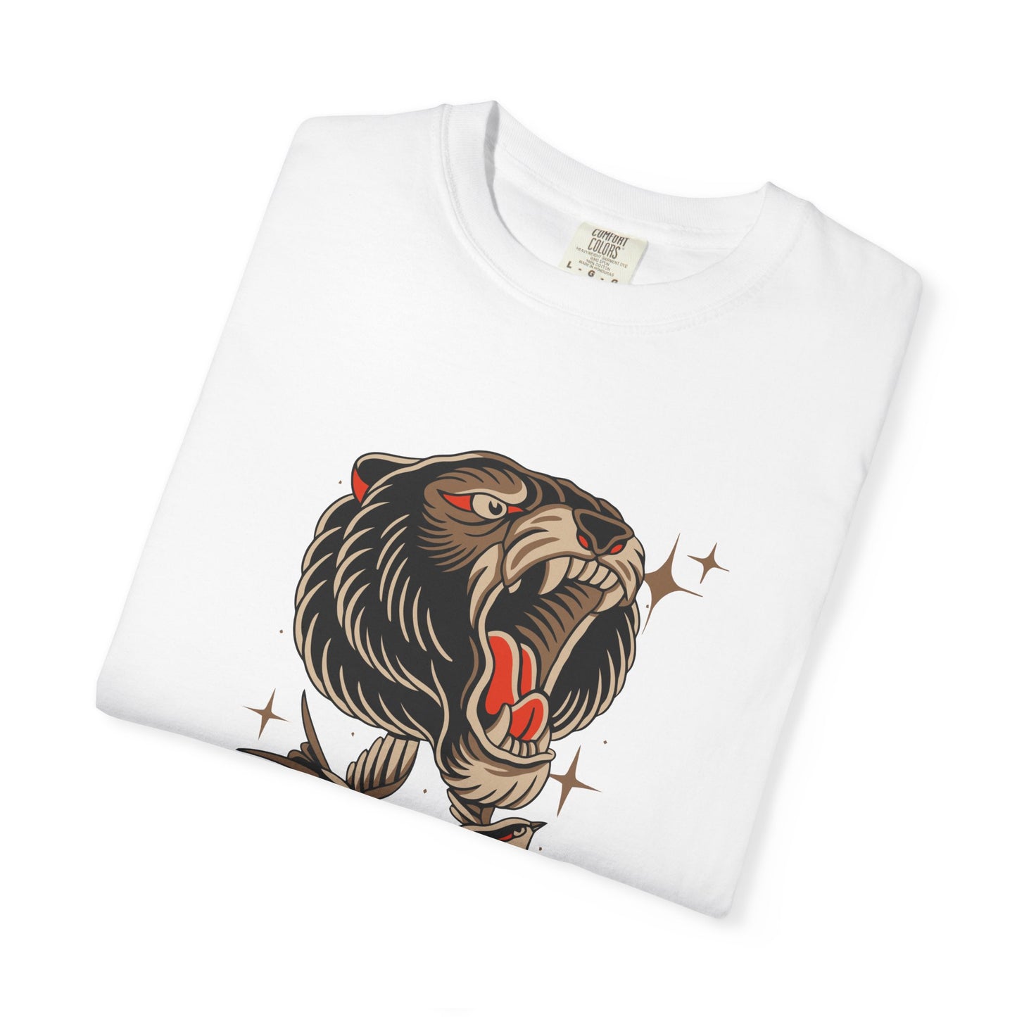 Roaring Bear Tattoo Tee — Unisex Graphic Animal T-Shirt