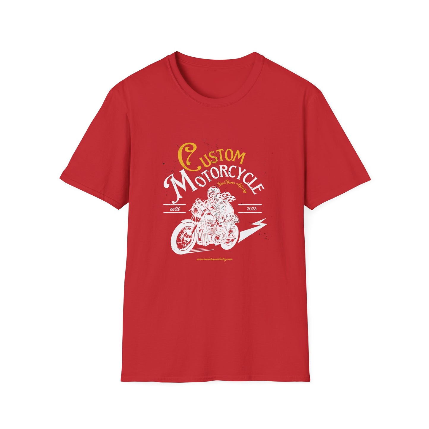 Custom Motorcycle T-Shirt — Vintage Rider Graphic Tee