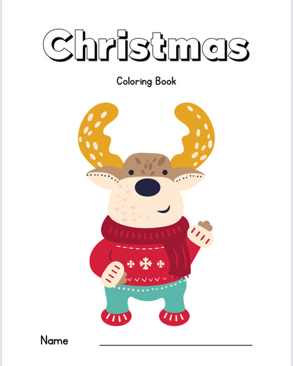 ✨ Christmas Coloring Book Bundle – 5 Digital Downloadable Coloring Books ✨