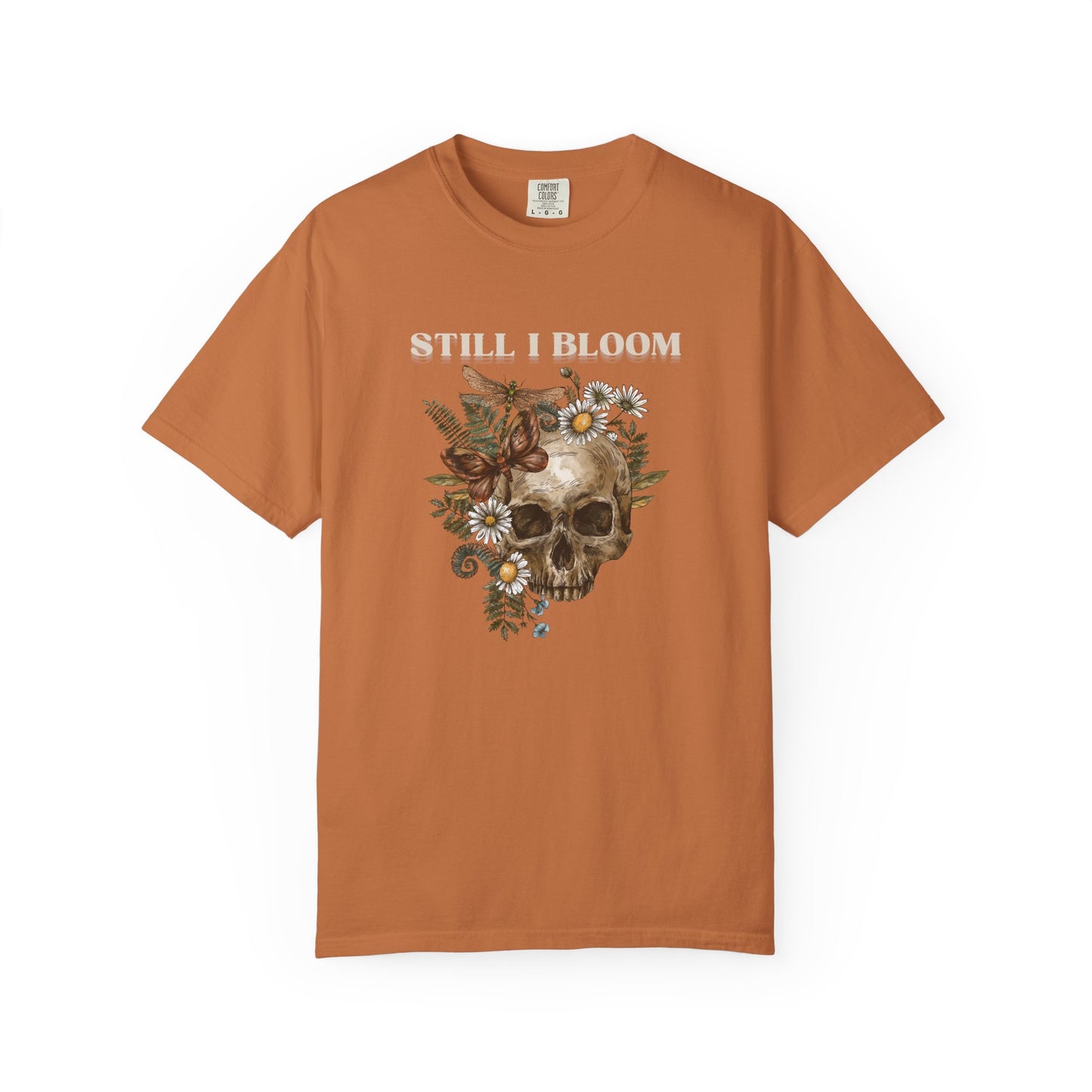 Still I Bloom Skull Floral T-Shirt