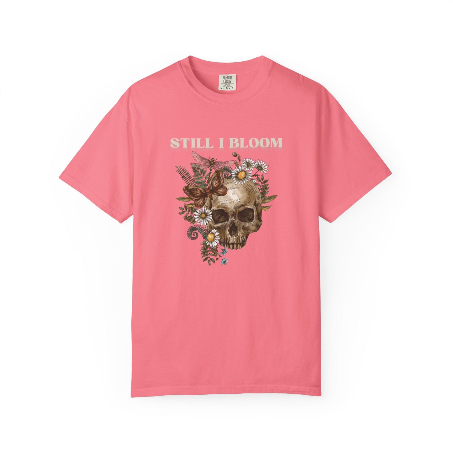 Still I Bloom Skull Floral T-Shirt